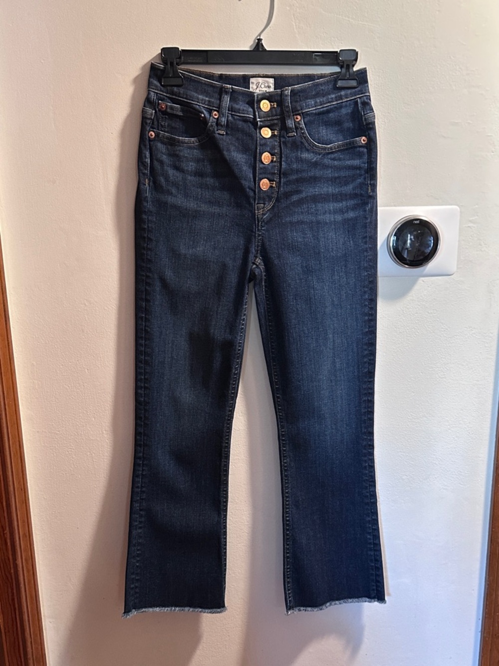 J. Crew Women’s Dark Blue 9” Billie Cut Jeans - Fair Trade - Size 25